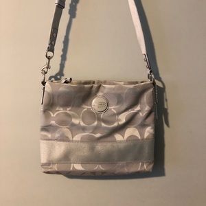 Authentic Baby Blue Coach Crossbody